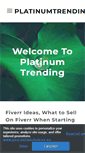 Mobile Screenshot of platinumtrending.com